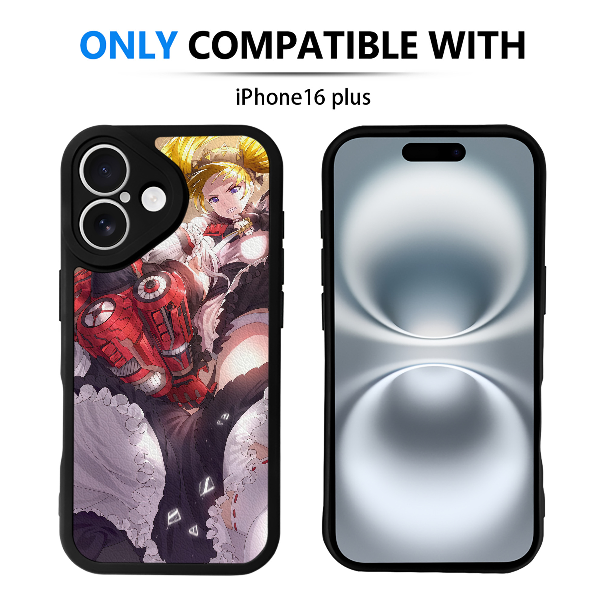 （画像用） 美少女戦士セーラームーン Sailor Moon 【iPhone 16シリーズ対応】シリコンスマホケース（レザー調） 材質：シリコン
